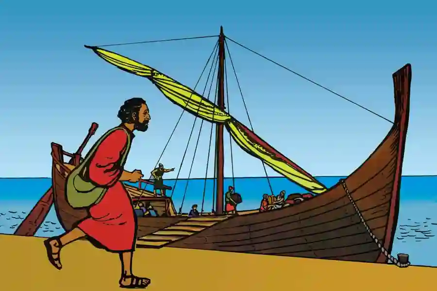 ዮናስ ወደ ነነዌ አልሄድም ብሎ ሲሸሽ
